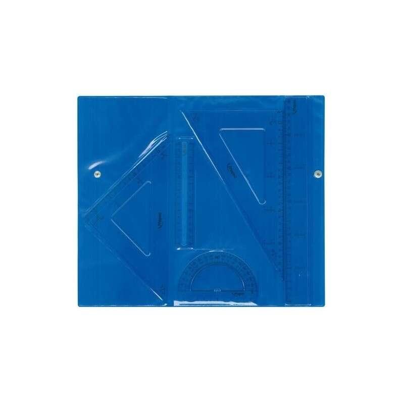 Custodia regole mappate con chiusura - Regole da 30 cm.e 15 cm.20 cm Squad.Cartoon da 25 cm.e trasportatore da 12 cm.- traspare