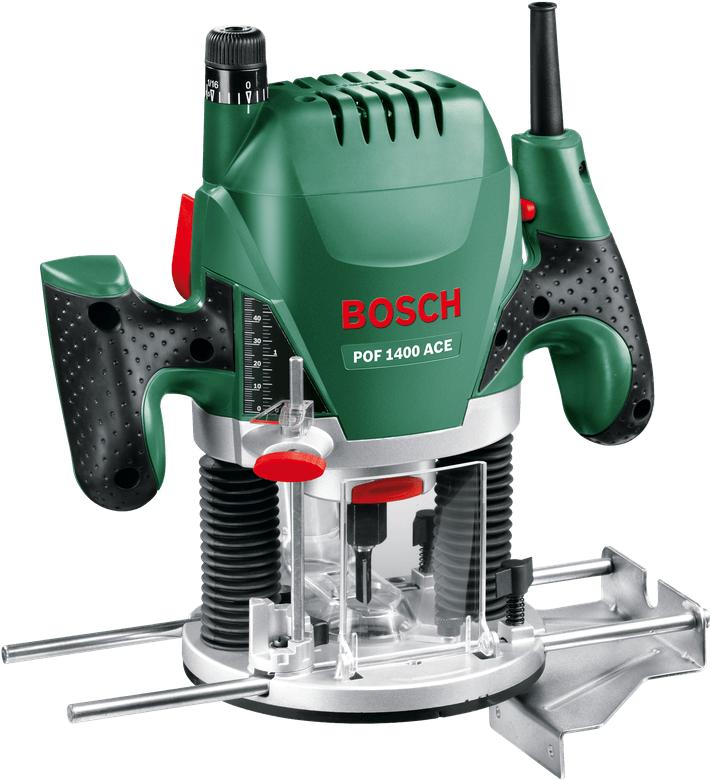 Bosch POF 1400 ACE Alluminio, Nero, Verde, Rosso, Bianco 28000 Giri/min 1450 W