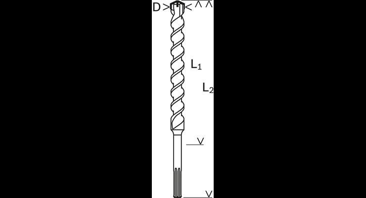 Bosch SDS -max -4 - trapano - per cemento, cemento armato, mattoni pieni, pietre a blocchi di cemento, pietra calcare, calcare