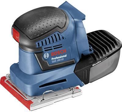 Bosch GSS 18V-10 Professional Levigatrice orbitale casuale 22000 OPM Nero, Blu, Rosso
