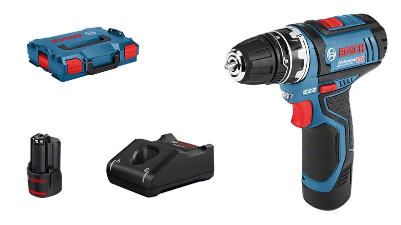 Set trapano-avvitatore a batteria BOSCH Professional GSR 12V-15 FC