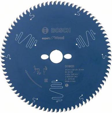 Lama per sega circolare Expert for Wood 254mm 80Z foro 30mm per seghe circolari da banco