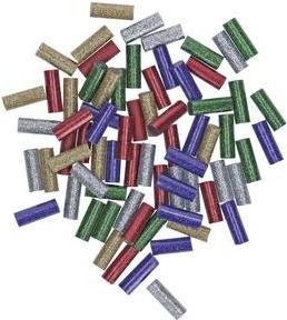 Bastoncini adesivi caldi bosch mescola glitter miscela di glitter rossi, verde, blu, argento, oro