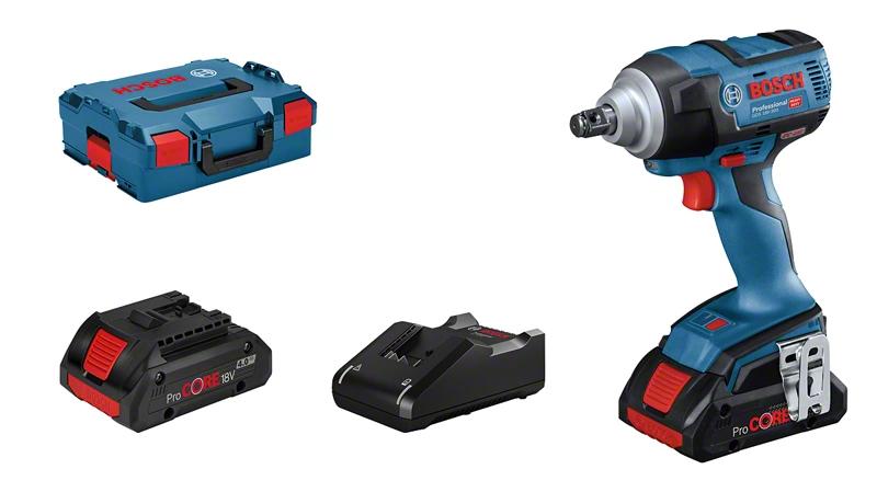 Bosch GDS 18V-300 PROFESSIONAL 1/2" 2400 Giri/min 300 Nm Nero, Blu, Rosso
