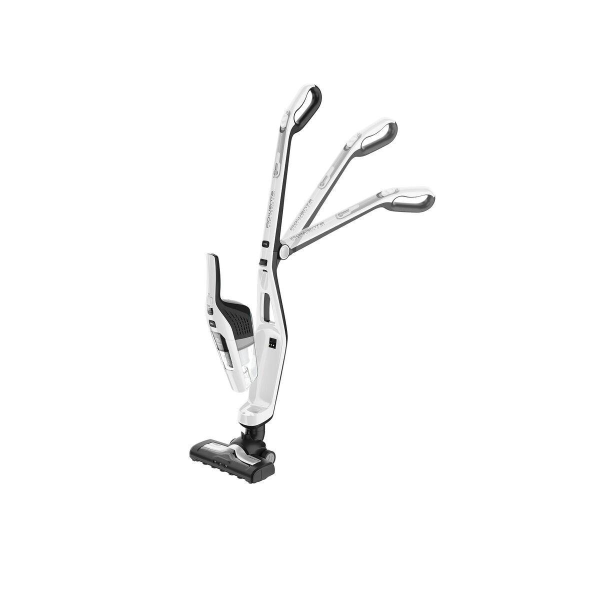 Rowenta RH6737 Dual Force Aspirapolvere senza filo 2 in 1 senza sacchetto bianco