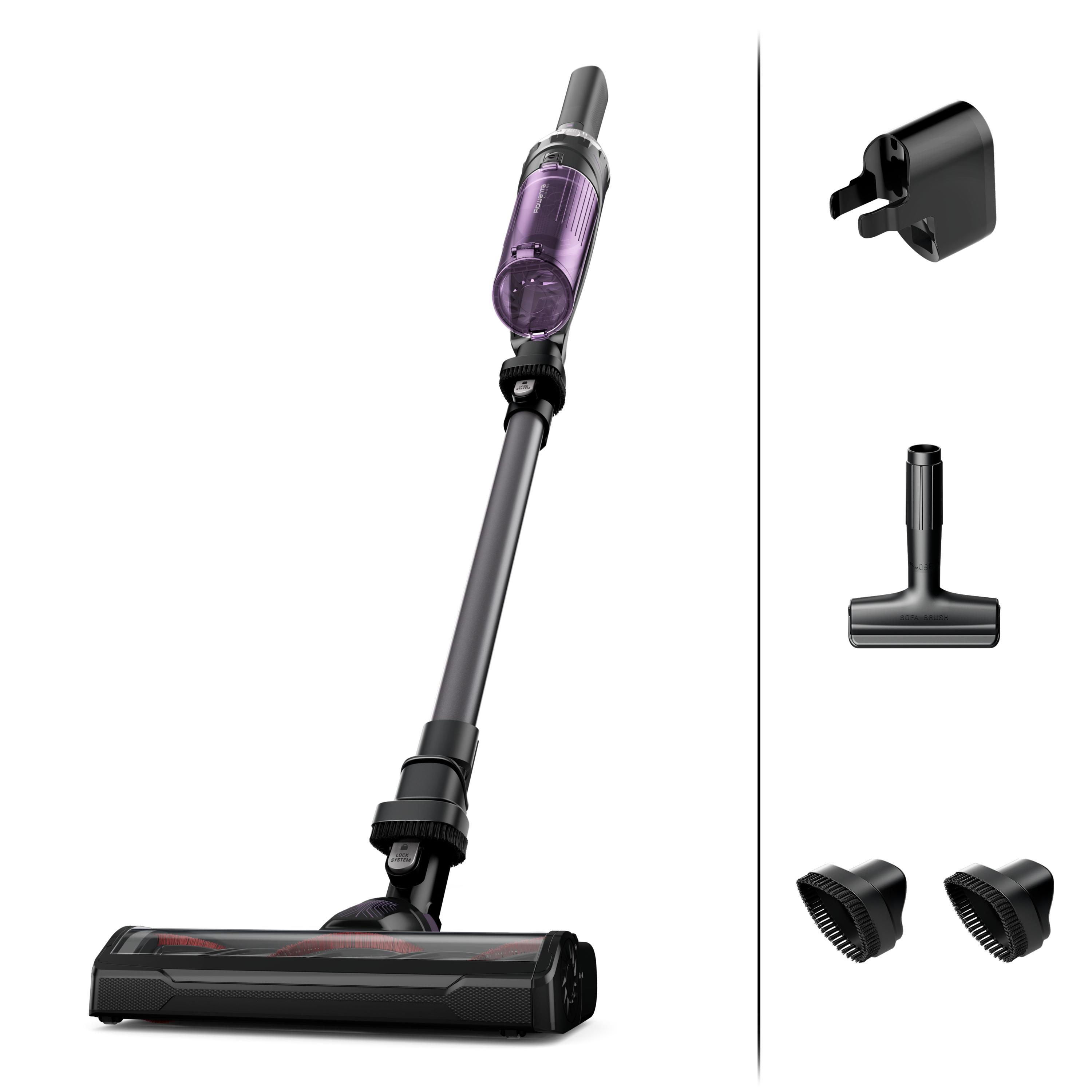 Rowenta X-NANO RH1128 aspirapolvere senza filo Viola Alluminio Senza sacchetto