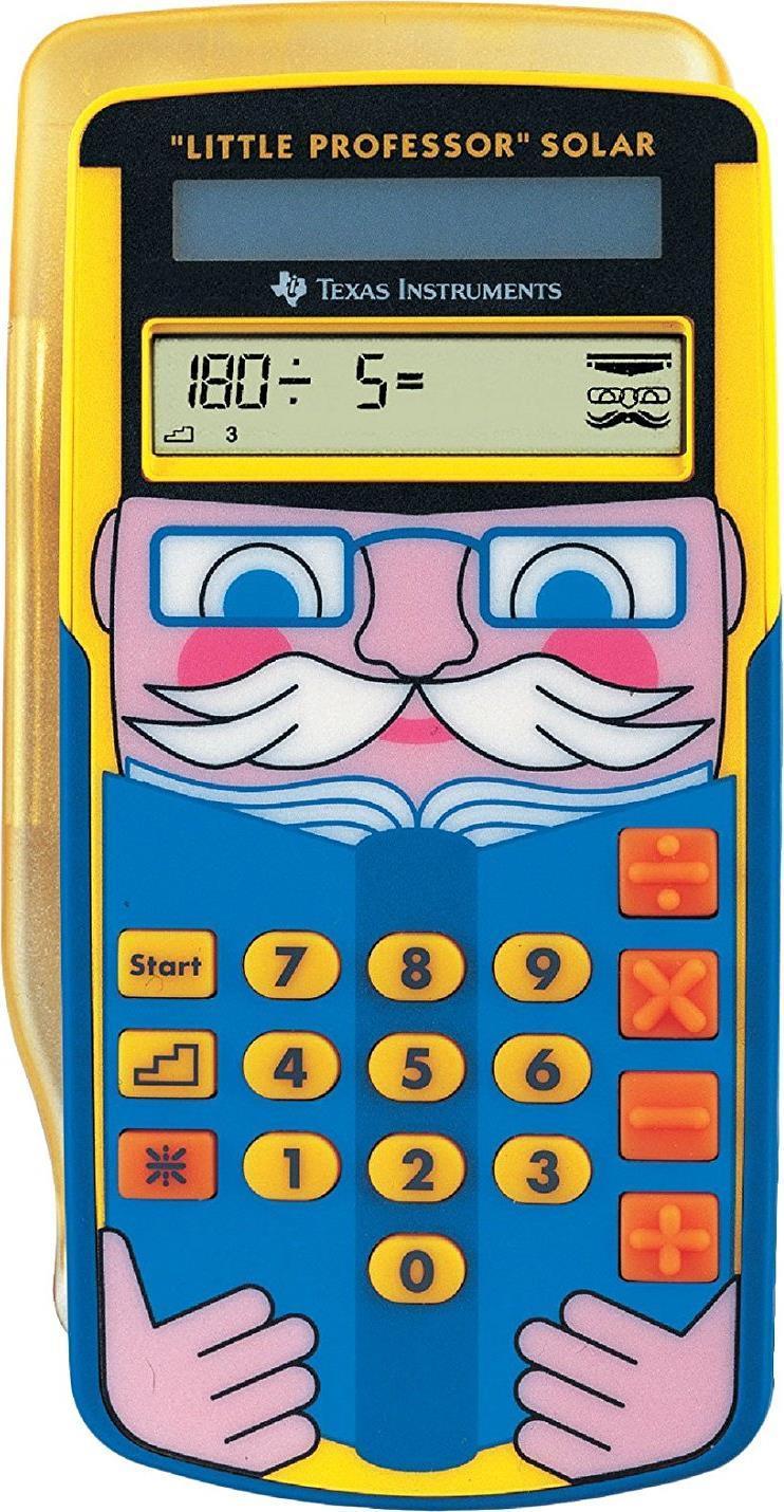 TEXAS INSTRUMENTS Little Professor Solar trainer di matematica colorato