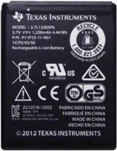 Pacco batteria Texas Instruments per modelli TI-Nspire CX/CX CAS N2BT-BKT-B Texas Instruments (N2BT-BKT-B)
