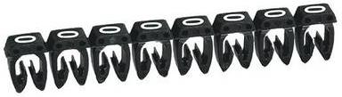 038210 CAB 3 cavo marcatura 05 - 15 mmq numero 0 nero (038210)