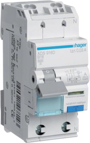 Hager ADS916D - Tipo A - 240 V