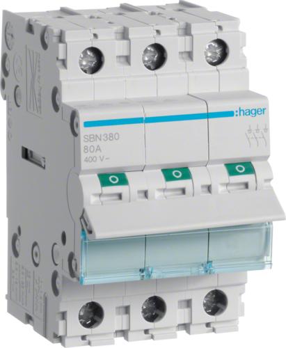 Hager SBN380. Corrente...
