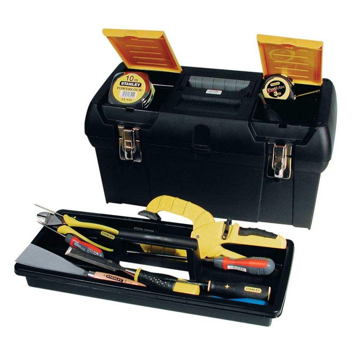Cassetta degli Attrezzi con Scompartimenti Stanley Millenium Chiusura in Metallo (48 cm)