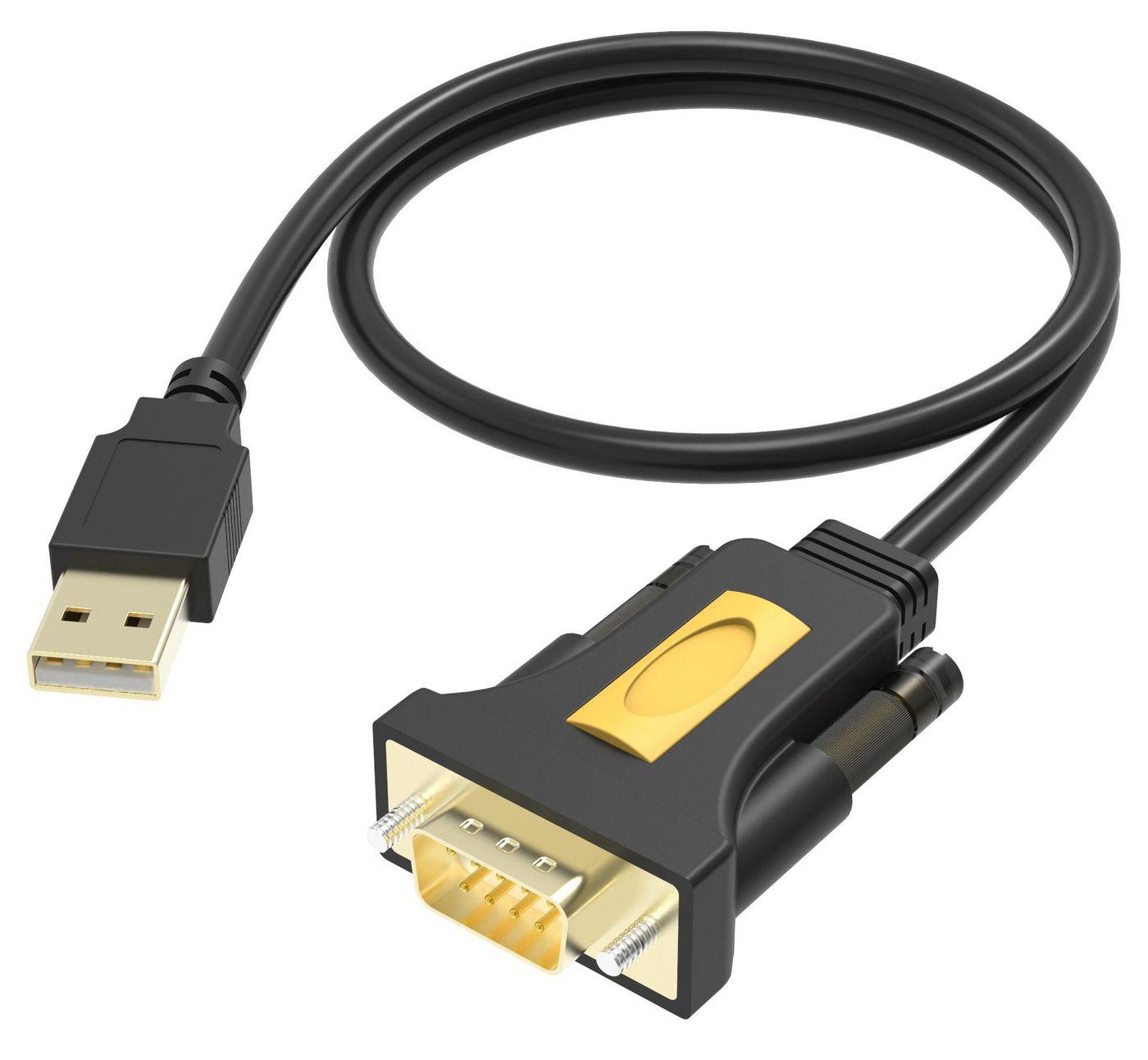 Vision TC-USBSER adattatore grafico USB Nero (VISION Professional installation-grade USB-A to Serial RS-232 adapter - LIFETIME