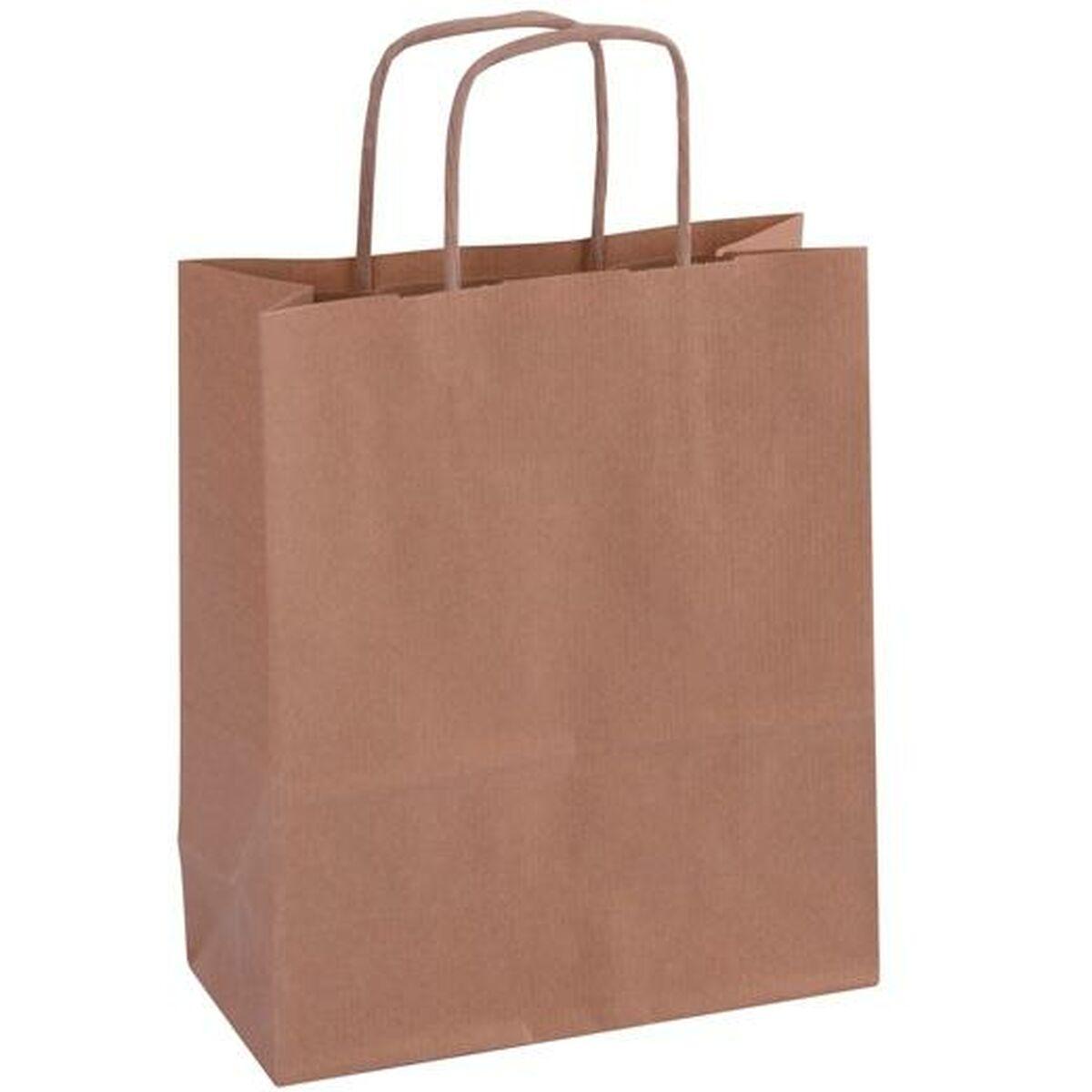 Borse Apli Kraft Carta Marrone 50 Pezzi 120 g/mÃ‚Â² 18 x 8 x 21 cm