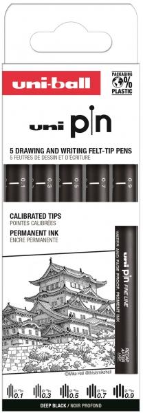 I pennarelli calibrati Uni Pin sono ideali per il disegno professionale artistico e per la scrittura offrendo un tratto nitido