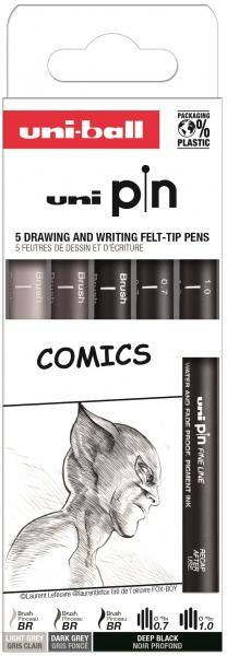 I pennarelli calibratI Uni Pin sono ideali per il disegno professionale artistico e per la scrittura offrendo un tratto nitido