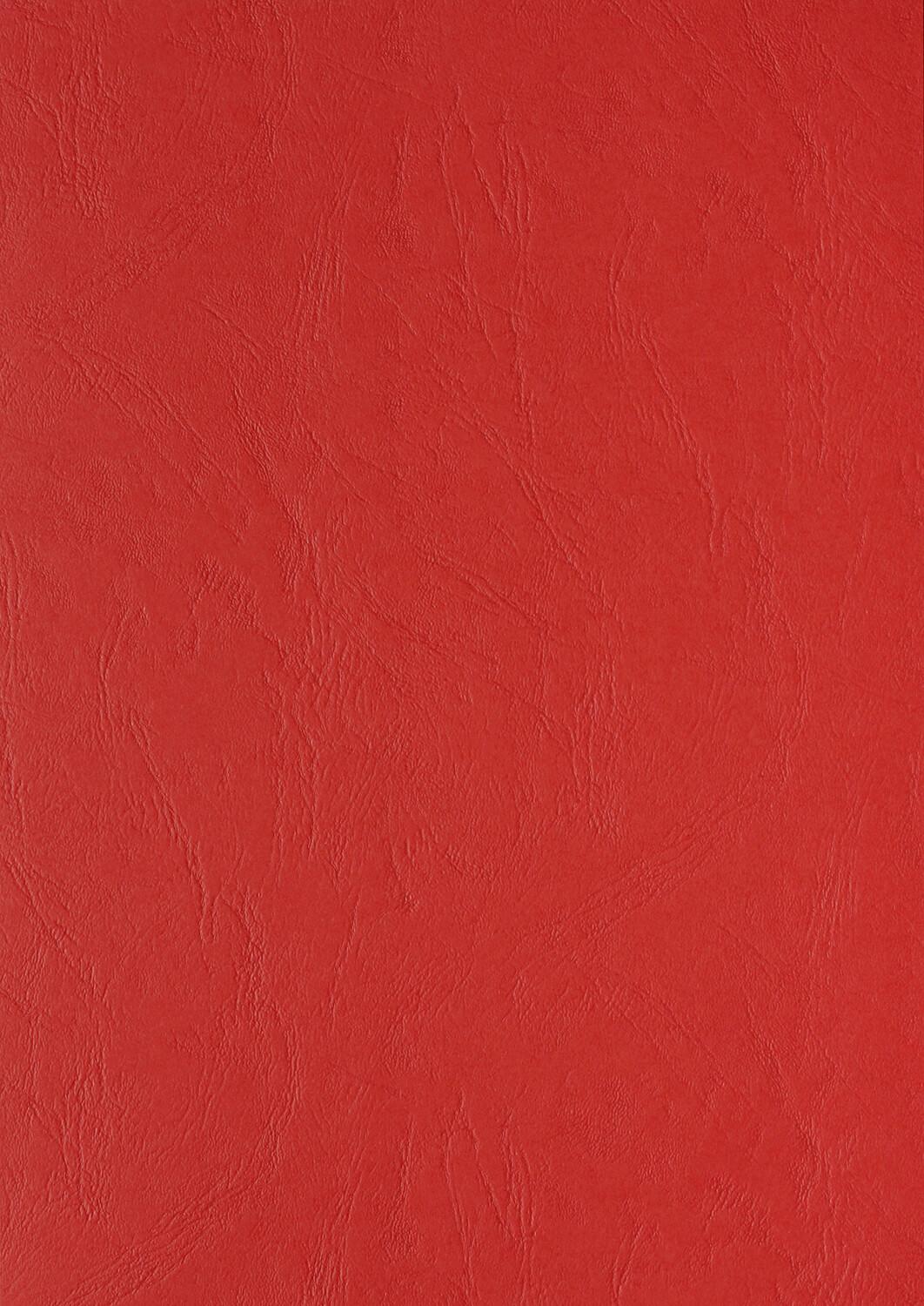 Genere in pelle cartone di cartone DIN A4 CLAIR TELEFONO 270 g / mÃ‚Â² Testo e copertura rosso 2701 (100 pezzi)
