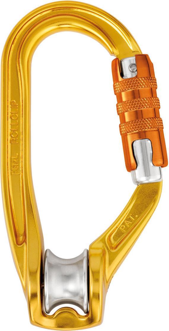 Petzl P74 TL ROLLCLIP TRIACT-LOCK PULLEY Moschettone