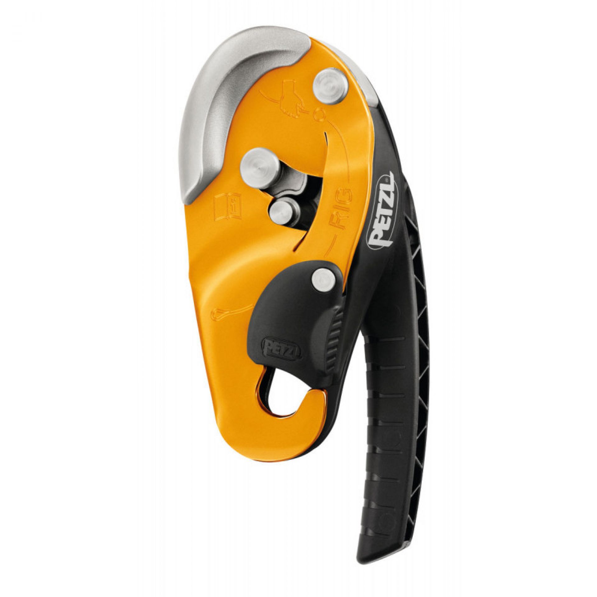 Petzl DISCENSORE RIG da 10 a 11,5 mm, giallo