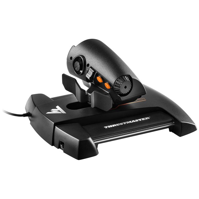 Thrustmaster TWCS Throttle Nero Arancione USB Controllo del movimento Analogico/Digitale MAC PC (Thrustmaster TWCS Throttle 296