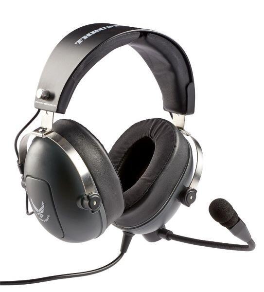 Thrustmaster T.Flight U.S. Air Force Edition Auricolare Cablato A Padiglione Giocare Nero (Thrustmaster T.Flight USAF Edition)