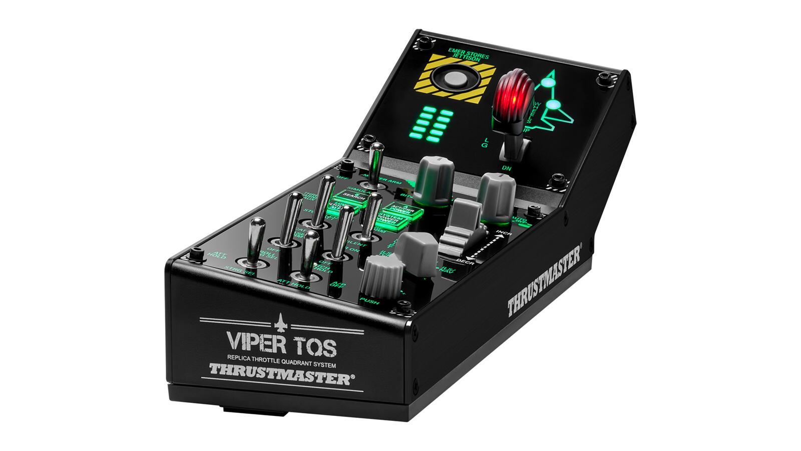 Thrustmaster VIPER Panel Nero USB Joystick leva di controllo del motore PC (THRUSTMASTER VIPER PANEL)