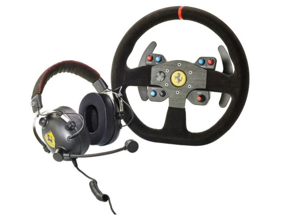 Thrustmaster Racekit Ferrari 599xx EVO Edition con Alcantara - ALCANTARA FERRARI FIHILE SCORREGGI E AFERIORE ALCANTARA FERRARI