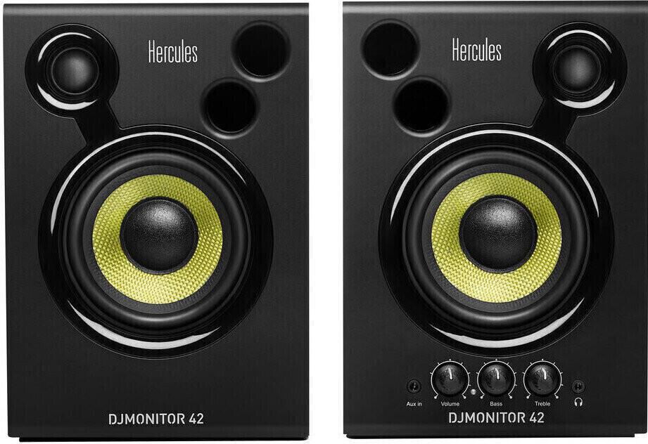 Hercules DJ Monitor 42 Monitor Speaker 40 Watt (totale, bidirezionale, riflesso dei bassi)