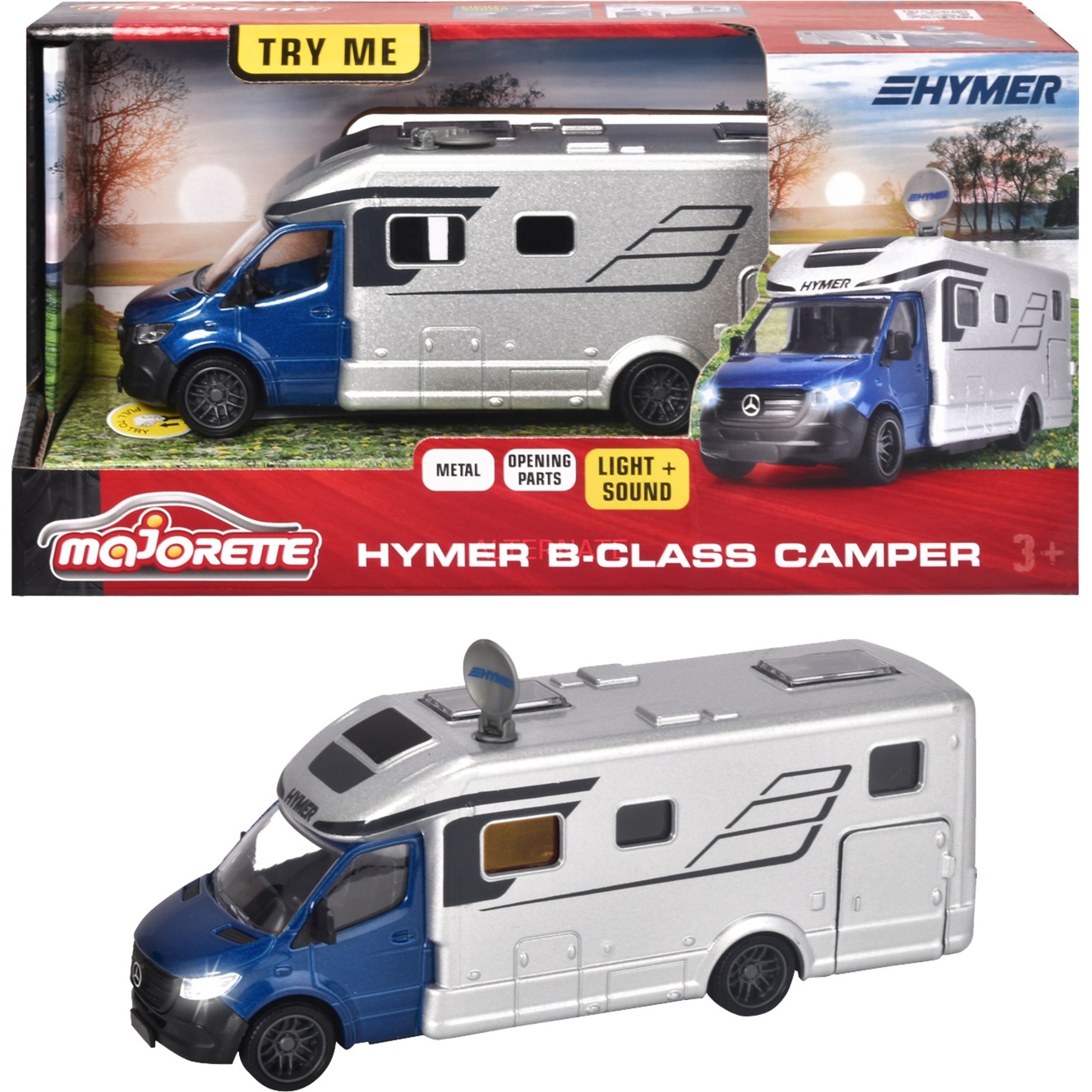 Hymer B-Class Camper argento blu