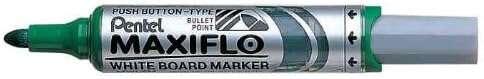 Pennarello per lavagna Pentel Maxiflo - Regolazione del flusso di polliciiostro - Punta tonda - Lunghezza 25 mm - 50% di materi
