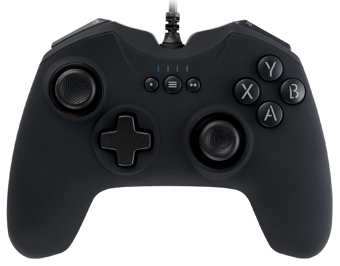 NACON CONTROLLER WIRED PER PC CON PULSANTE HOME COMPATIBILE CON TUTTI I GIOCHI PER PC E CON WINDOWS XP/VISTA/7/8/10 - BLACK