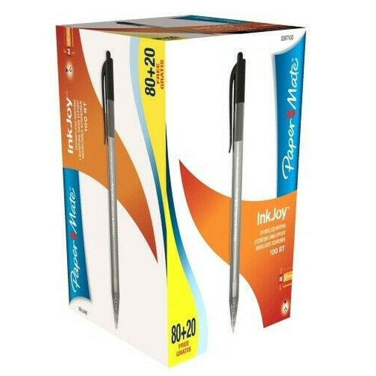 Papermate Inkjoy Nero 100 pz (Paper Mate S0977430 Inkjoy Retractable Pens Black Ink - Pack of 100)