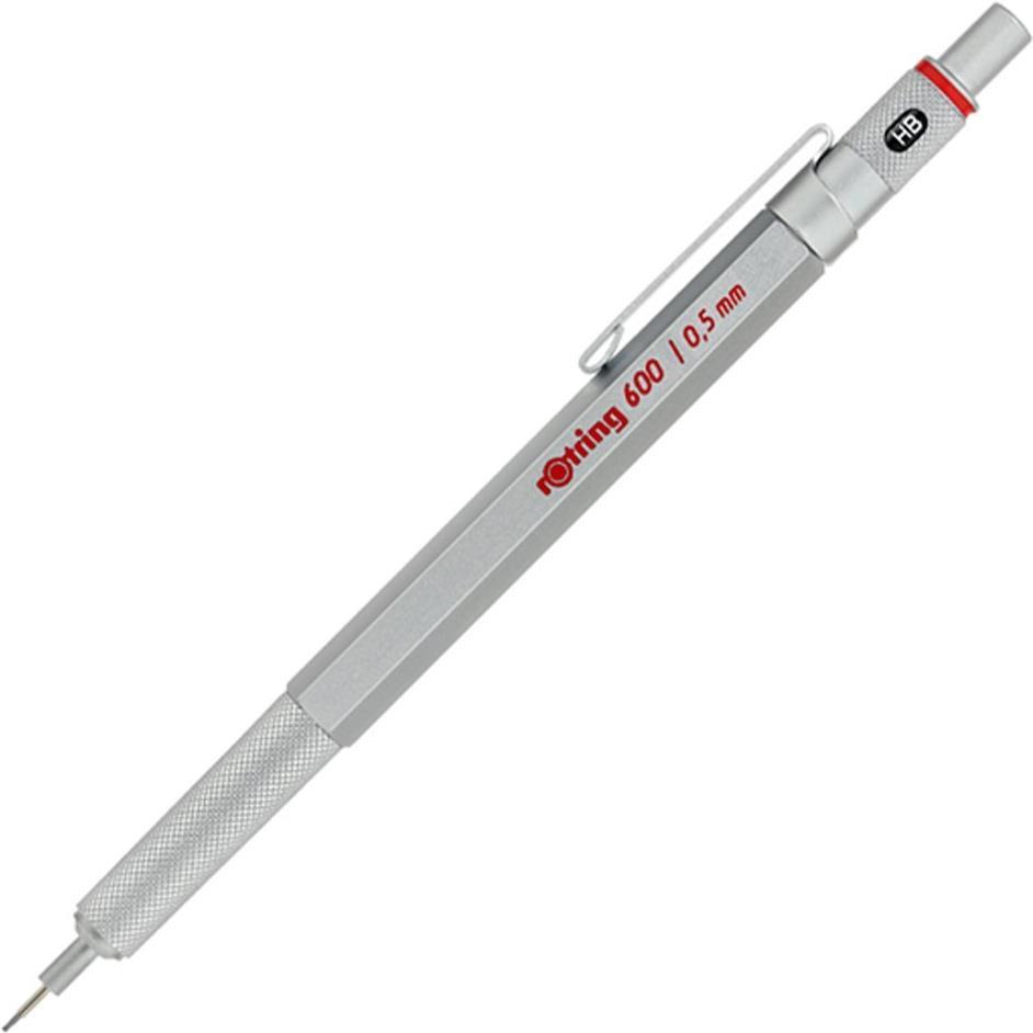 Matita a mina fine 600 argento 0,5 mm confezione regalo