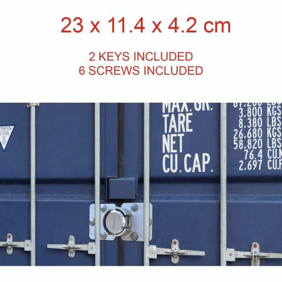 Lucchetto con chiave Master Lock Zinco Rettangolare (4 UnitÃƒÂ )