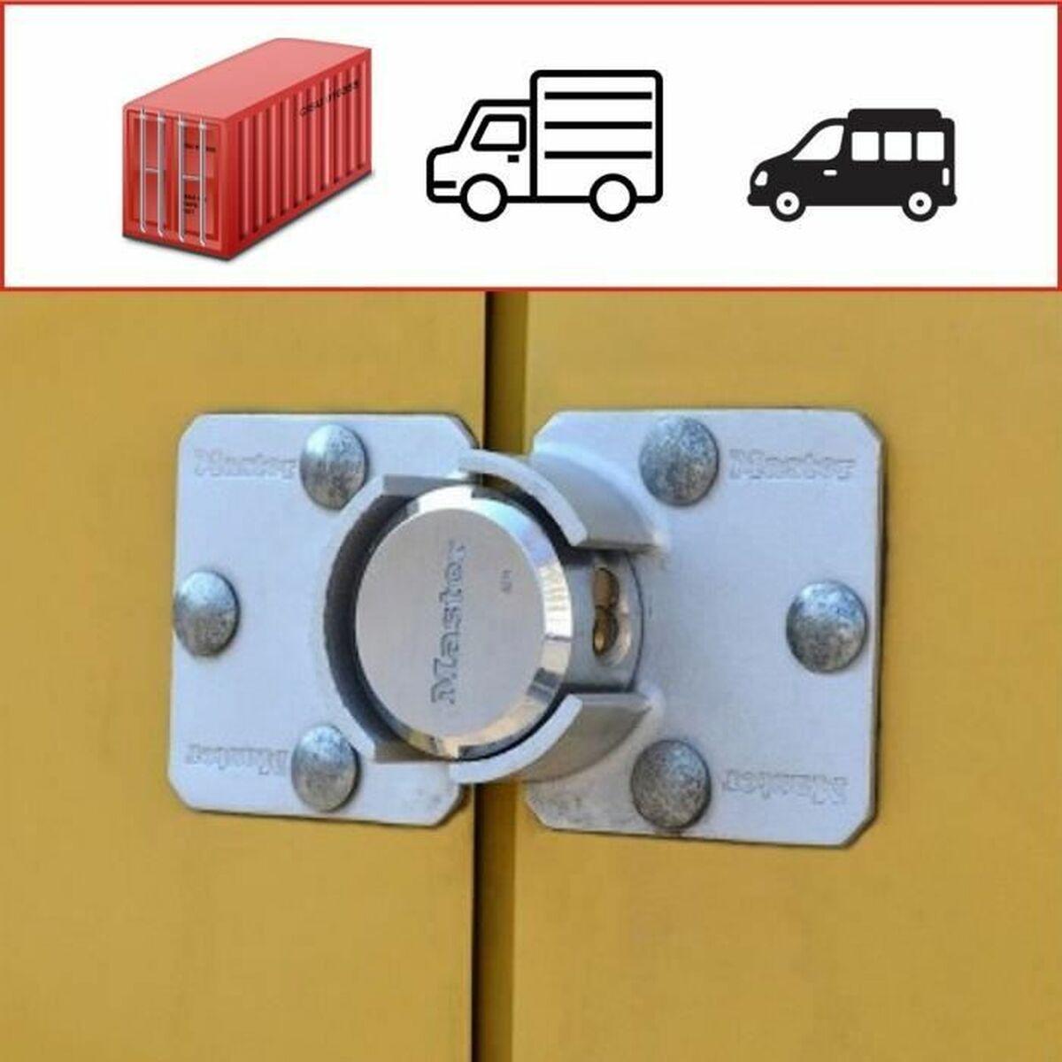Lucchetto con chiave Master Lock Zinco Rettangolare (4 UnitÃƒÂ )