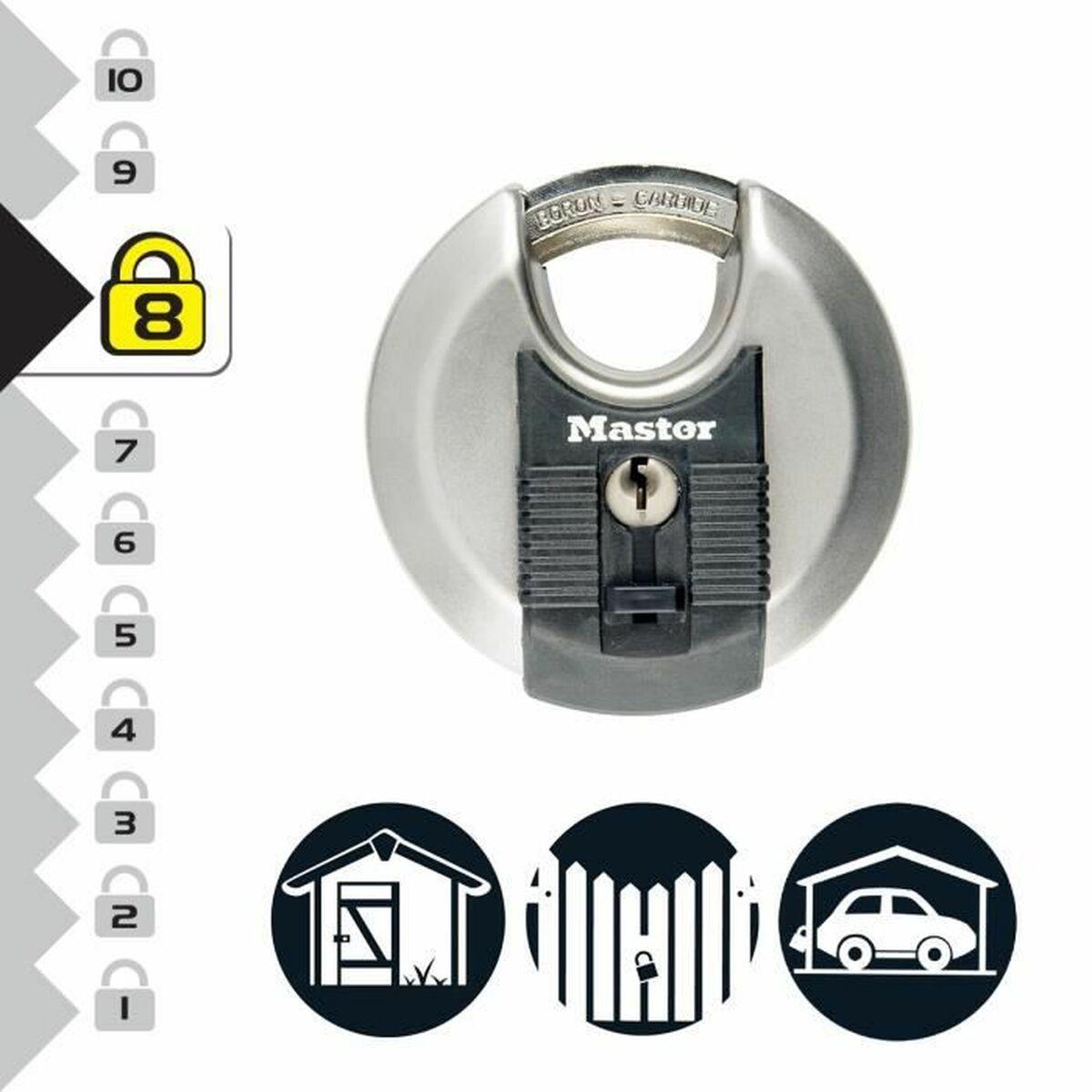 Lucchetto con chiave Master Lock M40EURT (2 UnitÃƒÂ )