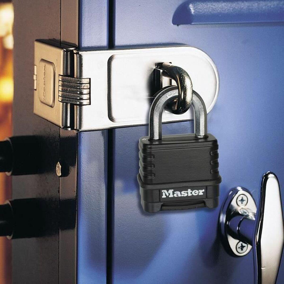 Lucchetto a combinazione Master Lock M178EURD Acciaio Zinco Nero