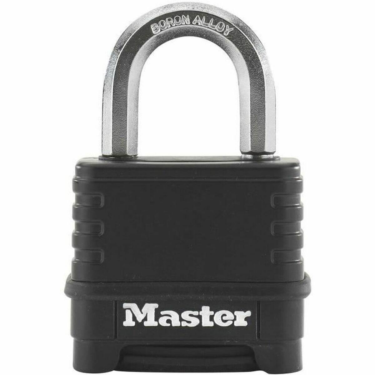Lucchetto a combinazione Master Lock M178EURD Acciaio Zinco Nero