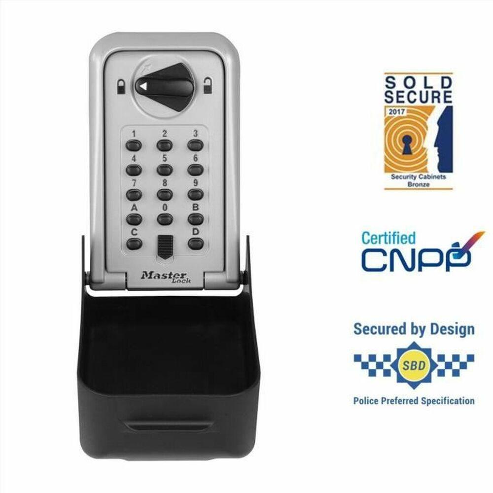 Cassaforte Master Lock 5426EURD Chiavi Grigio Nero/Grigio Metallo/Plastica 17,3 x 13,3 x 7,5 cm (1 Unità )