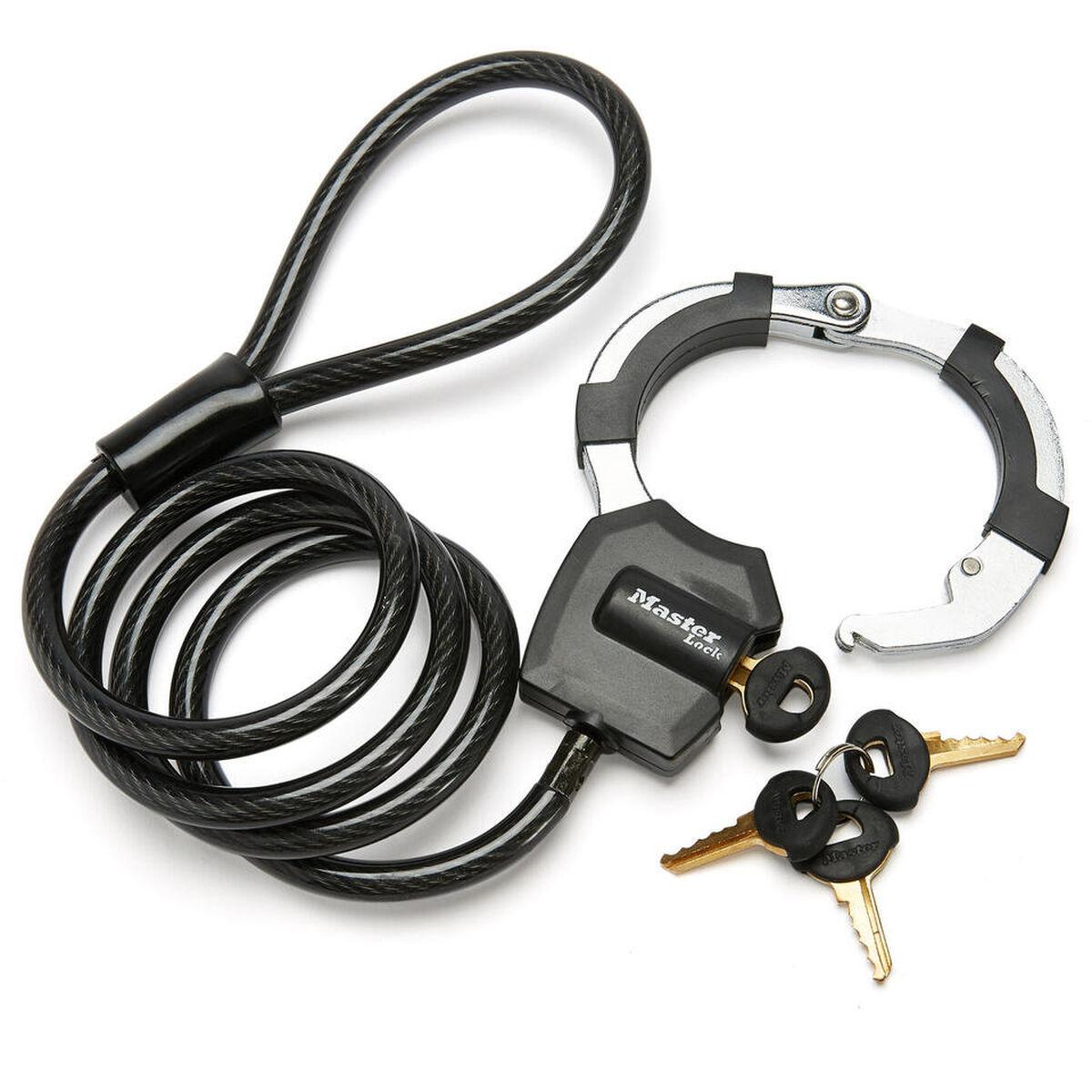 Cavo con lucchetto Master Lock Nero