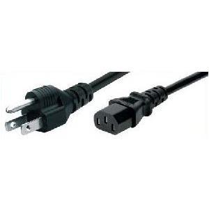 Cavo di connessione di rete USA, collega a freddo, nero, cavo di connessione di rete da 1,8 m per USA (809030)