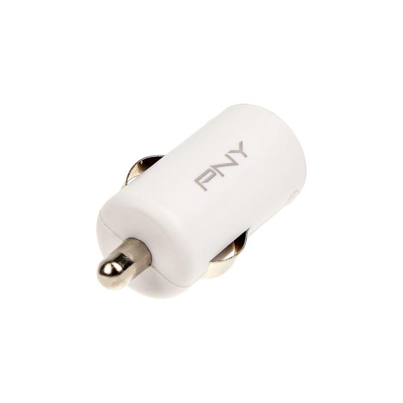 SINGLE USB CAR CHARGER WHITE