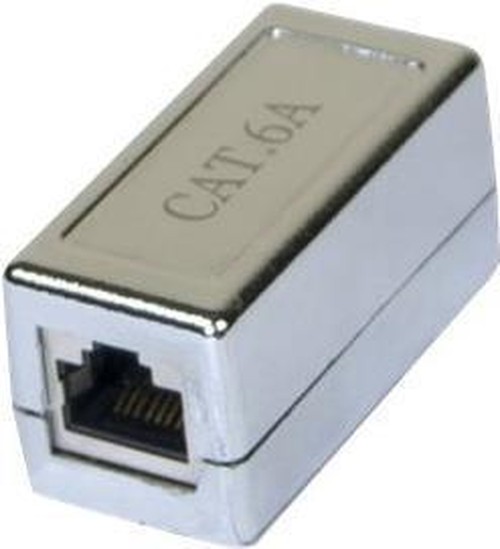 Hypertec 272221-HY scatola di derivazione di rete Cat6a Argento (A Hypertec&reg; ProConnectLite&reg; Inline Coupler RJ45 Cat6a