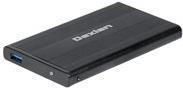 Dexlan - Custodia di archiviazione - 25" (64 cm) - SATA 3Gb/s - USB 3.0 - Nero