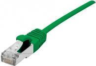 DEXLAN PATCH CAVO CAT. 6A, S/FTP (PIMF), Ultra -down, alogeno senza protezione del naso, verde, 2,0 m (858717)