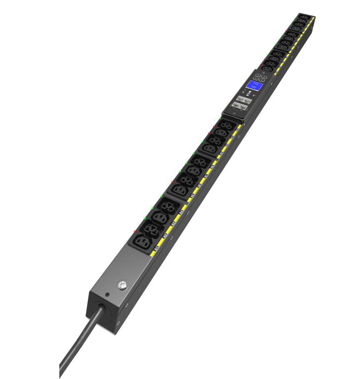 PDU Eaton G4 misurata 0U monofase 16A ingresso C20 uscita 12xC1312xC39