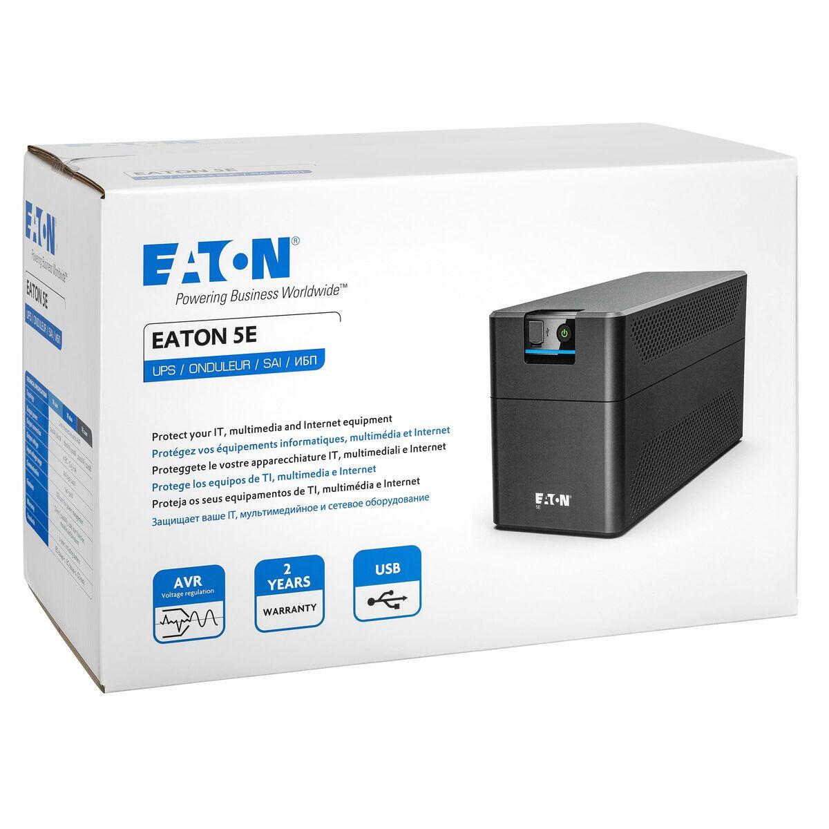 Eaton 5E 2200 USB IEC G2 - 2200VA/1200W - Input C14 - Output (6) C13