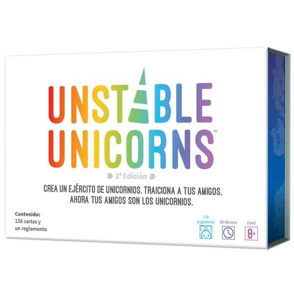 Gioco di Carte Unicorni Instabili - Tema Fantasy - Da 2 a 8 Giocatori - Da 8 Anni - Durata 30-60min. ca.