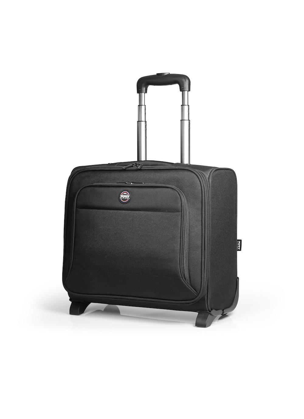 Port Designs HANOI II borsa per notebook 396 cm 15.6 Custodia trolley Nero (HANOI II TROLLEY 15 6)