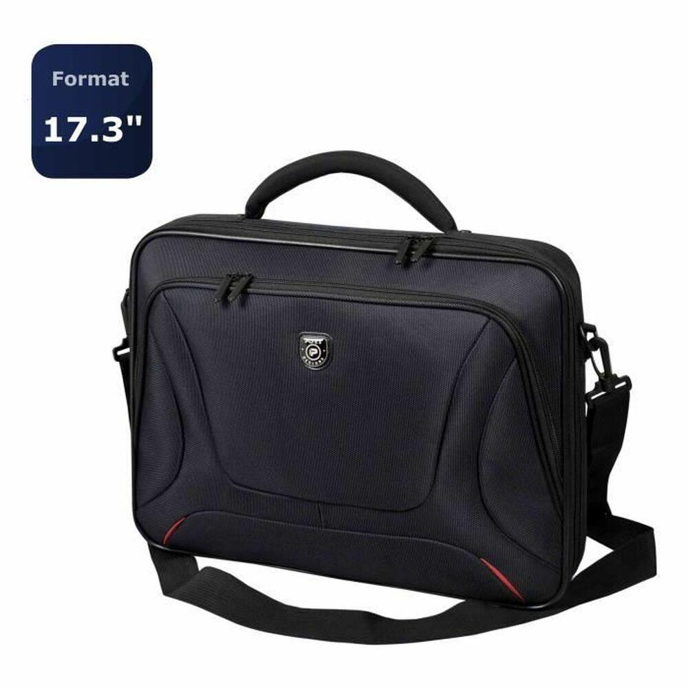 PORT COURCHEVEL CLAMSHELL - SACOCHE POUR ORDINATEUR PORTABLE - 17.3 - NOIR